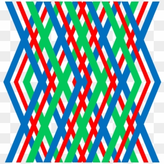 Geometric Design Red - Red Green Blue Design, HD Png Download