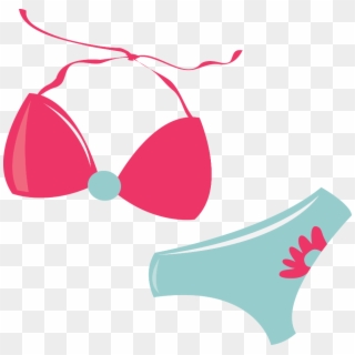 Bikini Clipart - Bikini Pool Party Png, Transparent Png