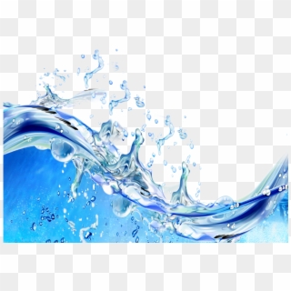 #mq #blue #water #splash #bubbles - Water Splash With Bubbles, HD Png Download
