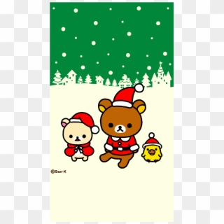 Christmas Wallpaper Cute - Rilakkuma, HD Png Download