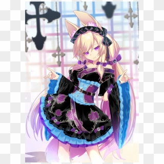 Welcome To The Church Of The Ponytail - Gothic Fox Girl, HD Png Download
