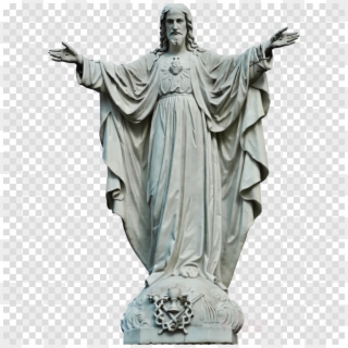 Jesus Statue Png Clipart Statue Christ The Redeemer - Jesus Sculpture Png, Transparent Png