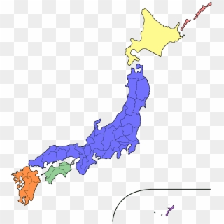 Japanese Islands - Meiji Japan On A Map, HD Png Download