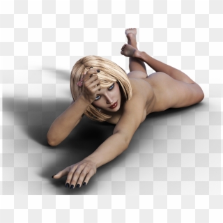 Woman, Lying, Naked, Attractive, Sexy, Erotic, Act, HD Png Download