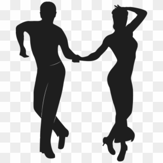 Video Human Girl Dance - Couple Silhouette Dance Icon Png, Transparent Png