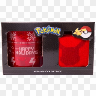 Christmas Pikachu Socks & Pokeball Mug Gift Set - Pokemon, HD Png Download