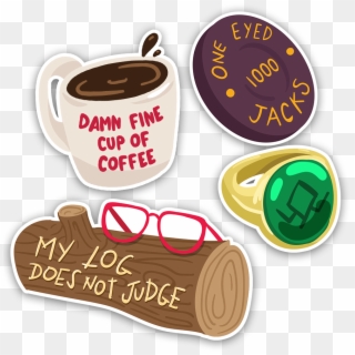 Image Of Twin Peaks Sticker Pack , Png Download, Transparent Png