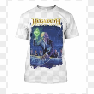 Megadeth T-shirt - Napalm Death T Shirt, HD Png Download