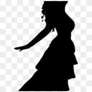 Girl Silhouette - Dancing Woman Silhouette Png, Transparent Png