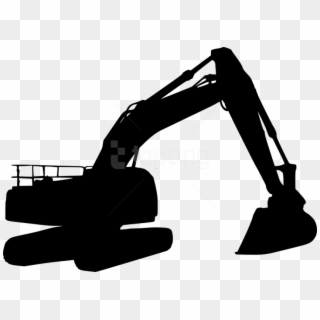 Excavator Silhouette Png - Excavator Silhouette, Transparent Png