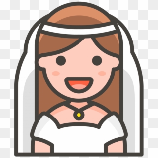 Bride With Veil Emoji - Emoji Novia, HD Png Download