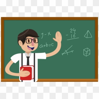 Cartoon Math Pictures Search Result Cliparts For Cartoon - Male Teacher Clipart Hd, HD Png Download