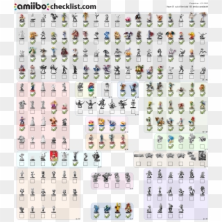Collectionmy Amiibo Collection Until Young Link, Ken, - Amiibo Checklist 2019, HD Png Download