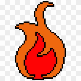 Fire Element Symbol - Deadpool Logo Pixel Art, HD Png Download