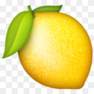 #stuff #food #lemon #lemonemoji #emoji #iphoneemoji - Lemon Emoji Iphone, HD Png Download