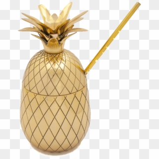 Ananas Gold Glas, HD Png Download