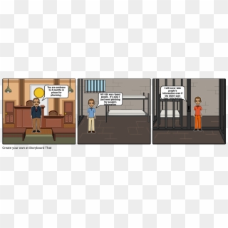 Prison - Cartoon, HD Png Download