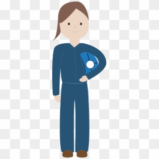 This Free Icons Png Design Of Female Engineer 8 - Female Engineer Clipart Png, Transparent Png