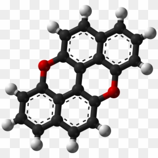 Dinaphthylene Dioxide 3d Balls - Quinoline 3d Structure, HD Png Download