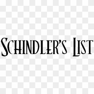 Schindler's List, HD Png Download
