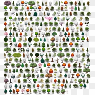 Height48 Trees Mega Pack Cc By 3 0 - Circle, HD Png Download