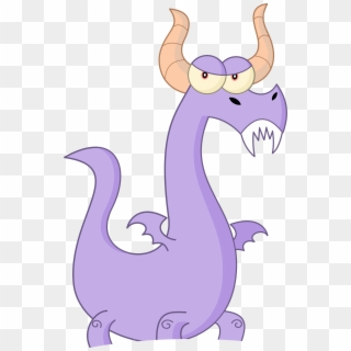 This Free Icons Png Design Of Purple Cartoon Dragon - Purple Cartoon Dragon, Transparent Png