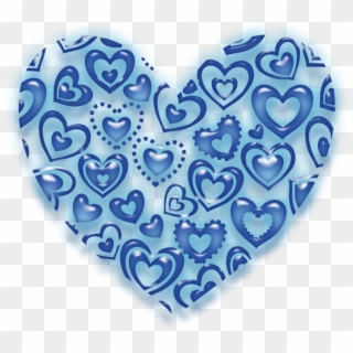 Blue Heart Of Hearts - Heart, HD Png Download