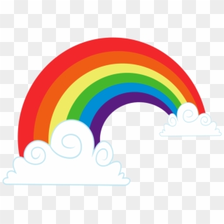 Rainbow Cloud Png - Mlp Rainbow Cutie Mark, Transparent Png