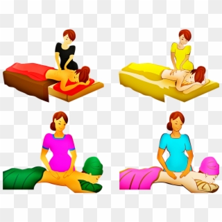 Relax Clipart Massage Therapist, HD Png Download