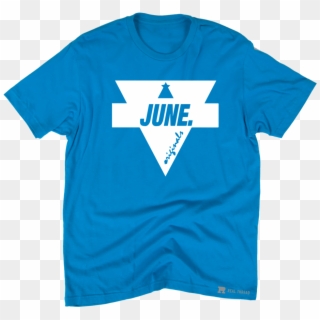 June Original T-shirt [blue] - T-shirt, HD Png Download