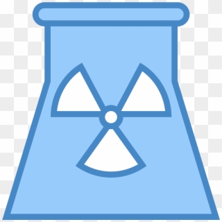 Nuclear Power Plant Icon Free Png And Svg Download - Power Station, Transparent Png