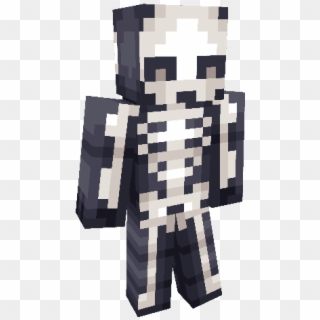 Minecraft Halloween Costume Ideas For Girls Skeleton - Minecraft Halloween Skeleton Skin, HD Png Download