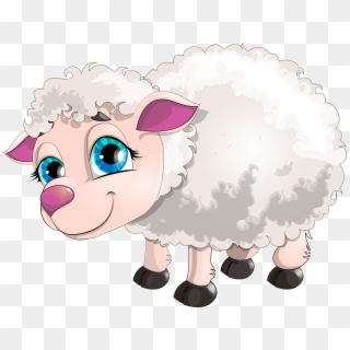 Cute White Lamb Png Clipart Picture, Transparent Png