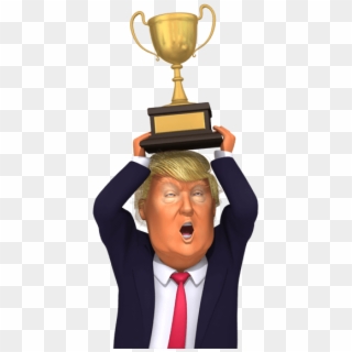 Tired Of Winning 3d Cartoon Trump Caricature - Prize Gif, HD Png Download