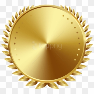 Free Png Download Seal Badge Gold Clipart Png Photo - Png Gold Seal Royalty Free, Transparent Png