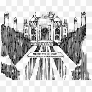 Taj Mahal Clipart Simple, HD Png Download