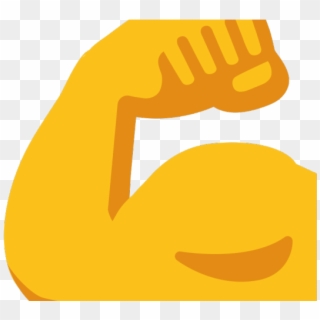 Hand Emoji Clipart Lit - Transparent Background Muscle Emoji, HD Png Download