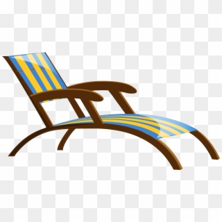View Full Size - Beach Lounge Chair Clipart, HD Png Download