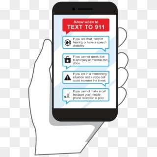 Help Spread The Word Download And Share These Materials - Text To 911, HD Png Download