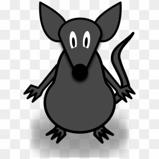 Bsantos Mouse Tweet 555px - Black Rat Cartoon, HD Png Download