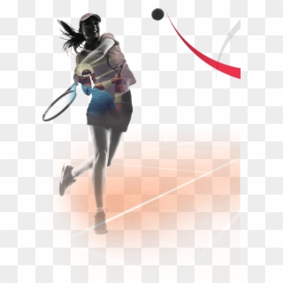 About Anoc - Silhouette Femme Tennis, HD Png Download