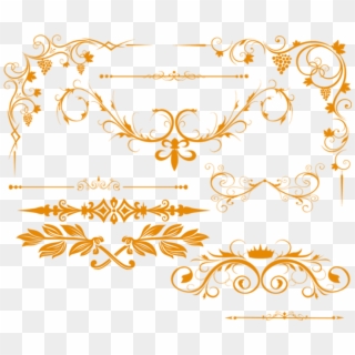 Wedding Border Png - Wedding Invitation Line Gold, Transparent Png -  1417x1134(#2293831) - PngFind
