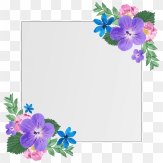 Purple Flowers For Designing, HD Png Download