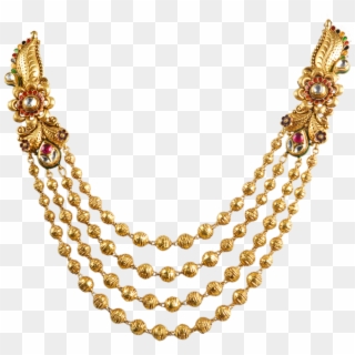 Antique Design Layer Necklace - Necklace Gold Jewellery Design, HD Png Download