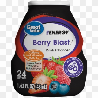 Great Value Energy Drink Enhancer, Berry Blast,, HD Png Download