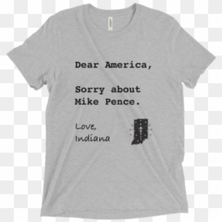 Sorry About Mike Pence Short Sleeve T-shirt - Herbivore Rabbit Tshirt, HD Png Download