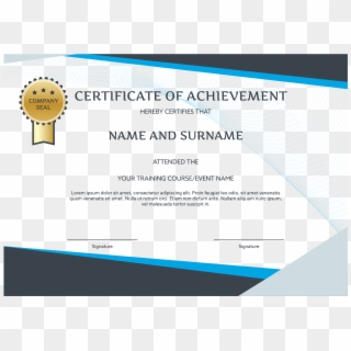 Certificate Png Transparent Picture, Png Download