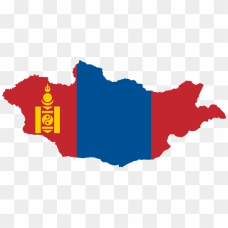 Flag Of Mongolia Mongolian People's Republic National - Mongolia Flag Map, HD Png Download