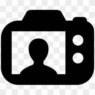 Slr Back Side Icon Free Download Png - Back Of Camera Silhouette, Transparent Png