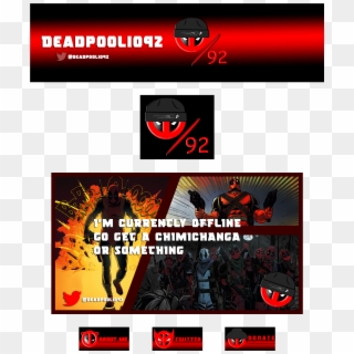 Deadpoolio92 Twitch Graphics, HD Png Download